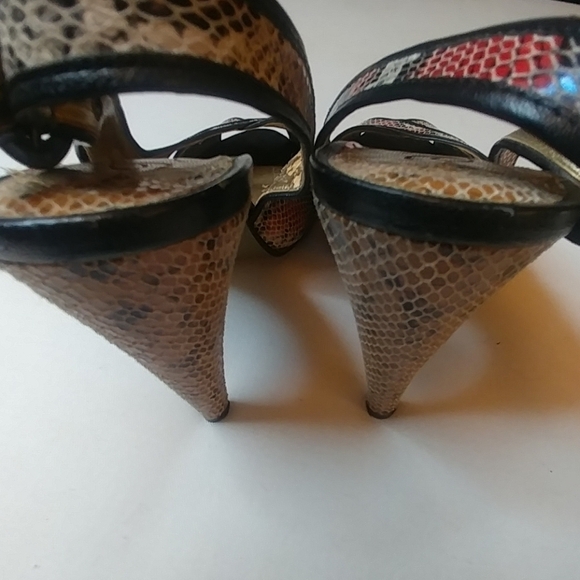 Poetic Licence Womens snakeskin print 4" heel - Picture 5 of 8